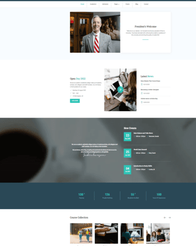 University website (1)